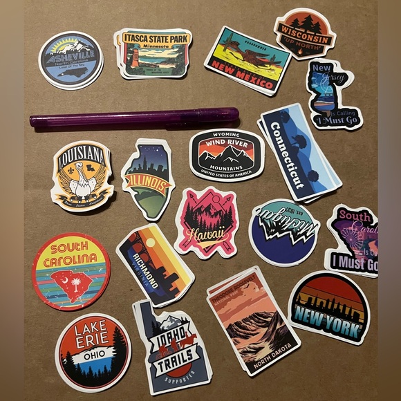 South Carolina Matte Finish PVC Removable Waterproof Decor Accent St… - Picture 8 of 8